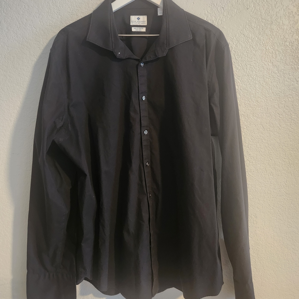 Classic Black Men's Shirt